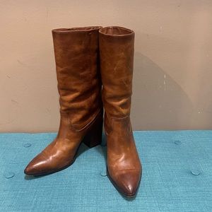 Frye “Flynn” Mid Calf Pull On Boots Size 7